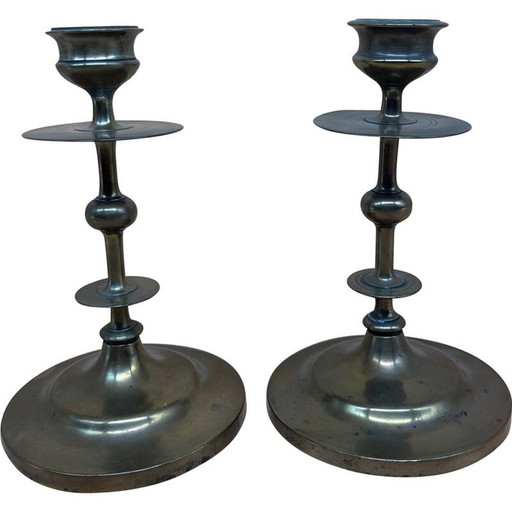 Vintage-Kerzenhalter aus Messing, 1950