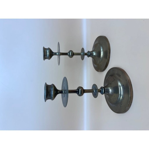 Vintage-Kerzenhalter aus Messing, 1950