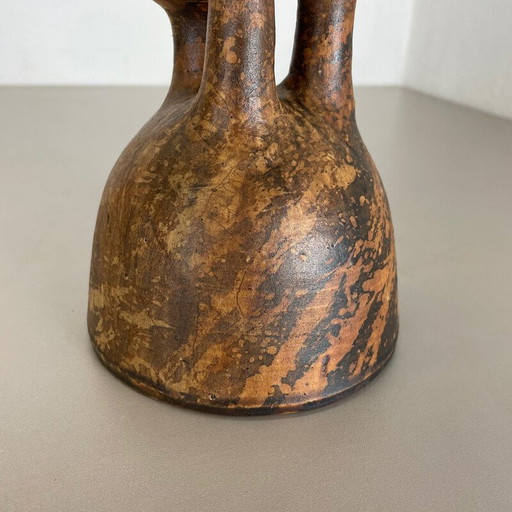 Abstrakte Vase aus Keramik von Gerhard Liebenthron, Deutschland 1970er Jahre