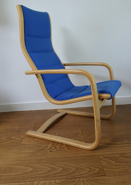 2x Yngve Eckstrom Lamello Lounge Stühle 1980er Jahre