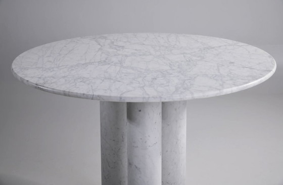 Image 1 of Mario Bellini "Il Colonnato" Stil Cararra Esstisch