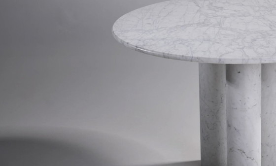 Image 1 of Mario Bellini "Il Colonnato" Stil Cararra Esstisch