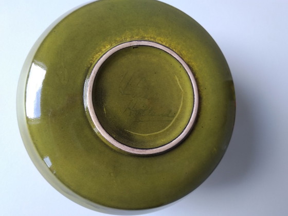 Image 1 of Potterie De Driehoek Huizen Schüssel mit Bodenplatte