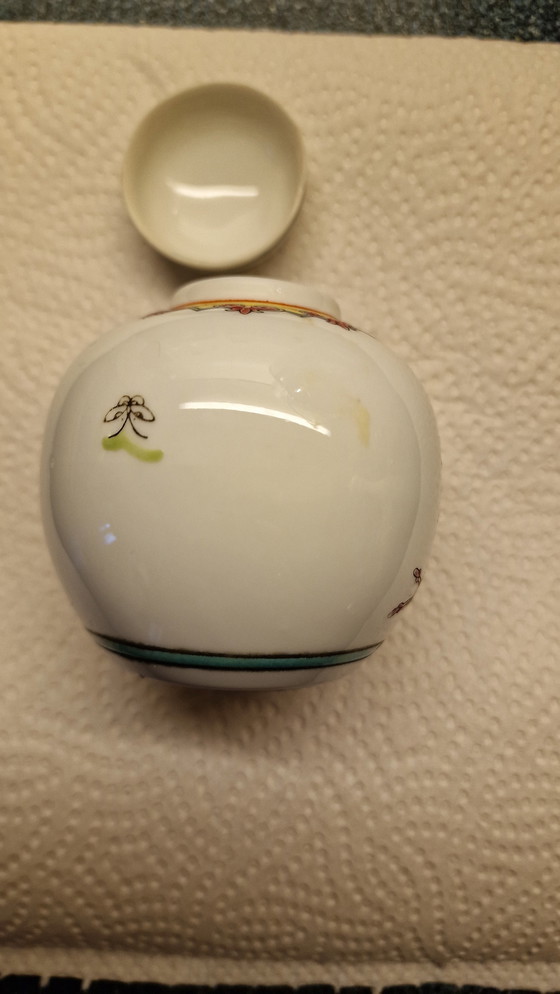 Image 1 of Antike chinesische Ingwerdose - bemalt mit Vogel