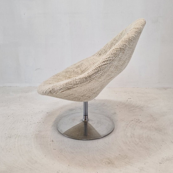 Image 1 of Vintage Globe Sessel mit Ottomane von Pierre Paulin für Artifort, 1970er Jahre