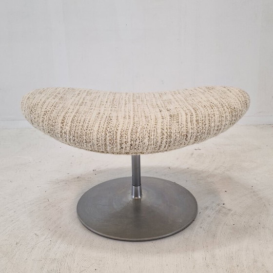 Image 1 of Vintage Globe Sessel mit Ottomane von Pierre Paulin für Artifort, 1970er Jahre