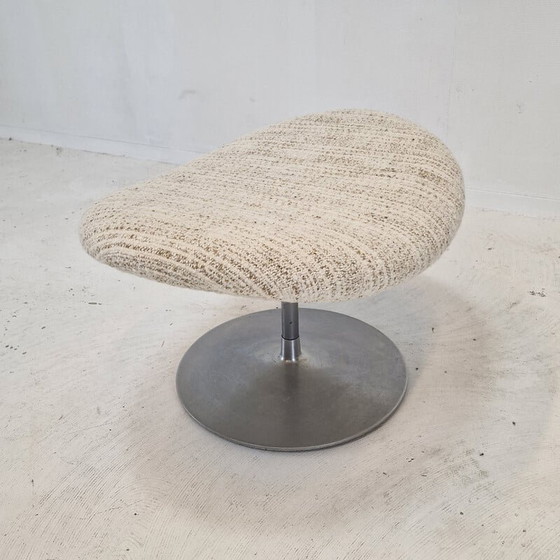 Image 1 of Vintage Globe Sessel mit Ottomane von Pierre Paulin für Artifort, 1970er Jahre