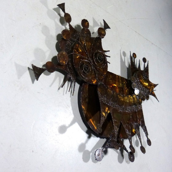 Image 1 of Henrik Horst Große Brutalistische Wandskulptur aus Eisen