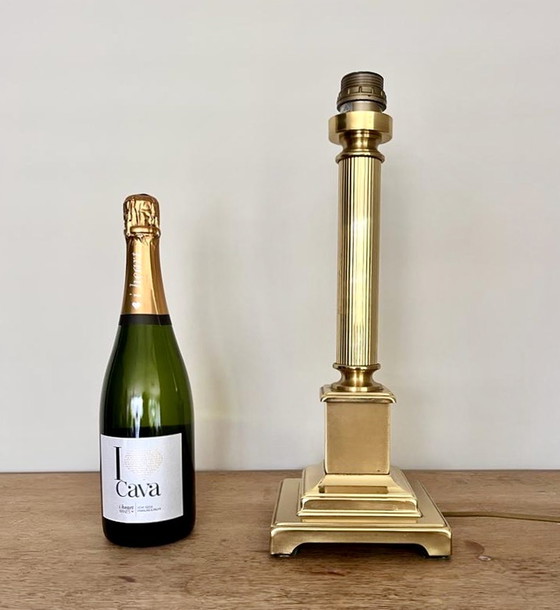 Image 1 of 💡 Große Schreibtischlampe aus Messing – Herda Amsterdam (1970er Jahre)