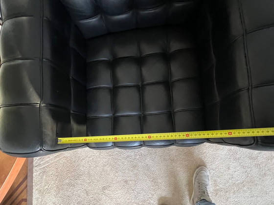 Image 1 of 2x Josef Hoffmann Kubus Fauteuils von Wittmann