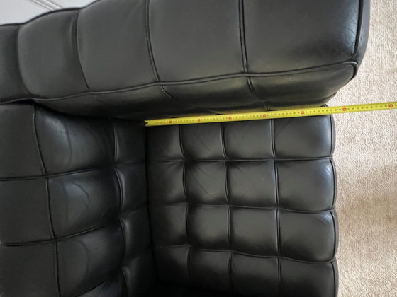 Image 1 of 2x Josef Hoffmann Kubus Fauteuils von Wittmann