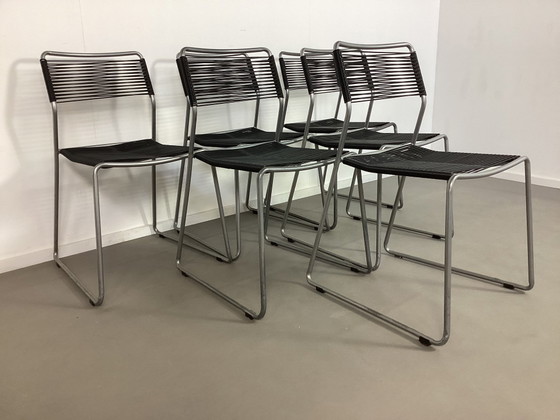 Image 1 of 6 Vintage Ikea Melker Scoobidoe Spaghetti Stühle Lisa Norinder Neunziger Jahre