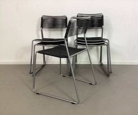 Image 1 of 6 Vintage Ikea Melker Scoobidoe Spaghetti Stühle Lisa Norinder Neunziger Jahre