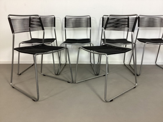 Image 1 of 6 Vintage Ikea Melker Scoobidoe Spaghetti Stühle Lisa Norinder Neunziger Jahre