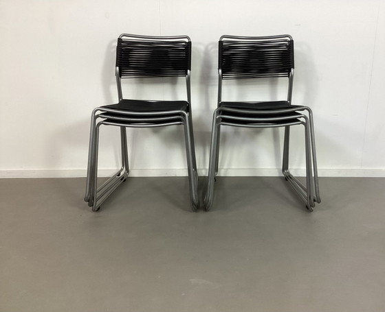 Image 1 of 6 Vintage Ikea Melker Scoobidoe Spaghetti Stühle Lisa Norinder Neunziger Jahre