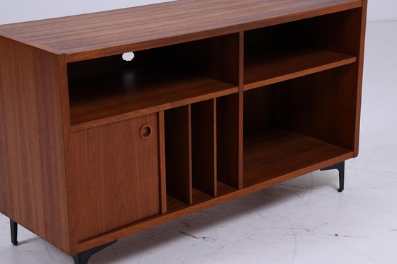 Image 1 of Teak Media / Phono Sideboard 60er Jahre | Mid Century Regal | Vintage Kommode Retro Holz