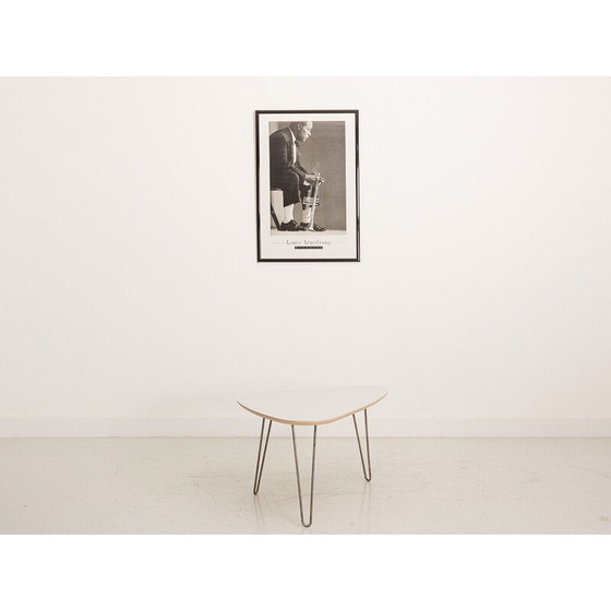 Image 1 of Vintage Couchtisch mit hellgrauer Laminatplatte, Frankreich