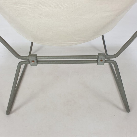 Image 1 of Vintage AP-14 Schmetterlingsstuhl aus Stahlrohr von Pierre Paulin für Ap Polak, 1950