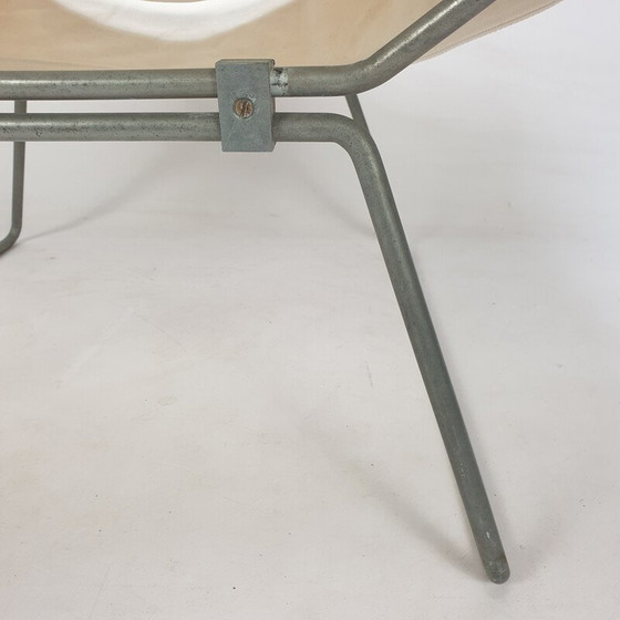 Image 1 of Vintage AP-14 Schmetterlingsstuhl aus Stahlrohr von Pierre Paulin für Ap Polak, 1950