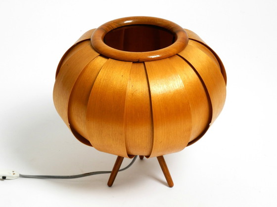 Image 1 of 1960er Jahre Tschechische Holzfurnier Stativlampe von Stanislav Kučera für Úluv