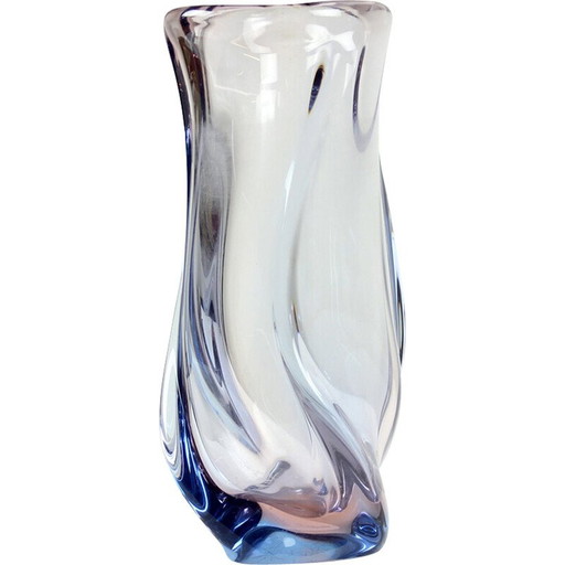 Alte Vase aus Muranoglas von Josef Hospodka, Tschechoslowakei 1960