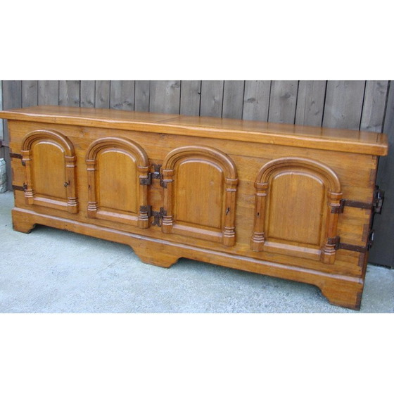 Image 1 of Vintage-Highboard aus Eichenholz, 1950