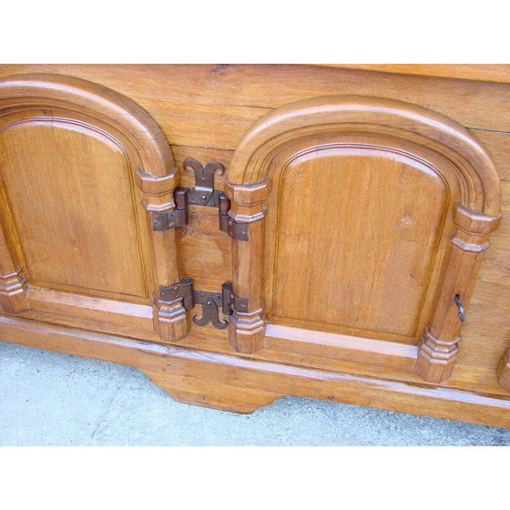 Image 1 of Vintage-Highboard aus Eichenholz, 1950