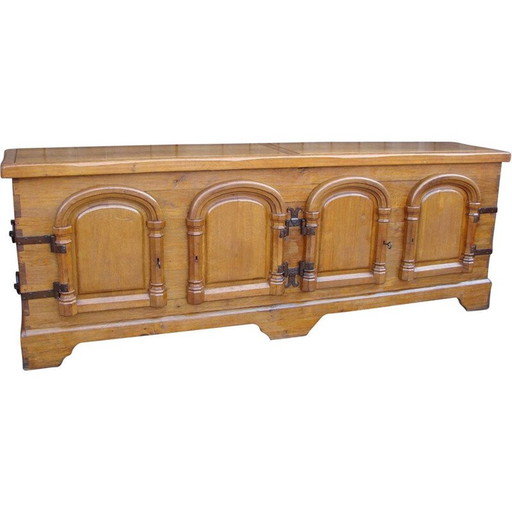 Vintage-Highboard aus Eichenholz, 1950