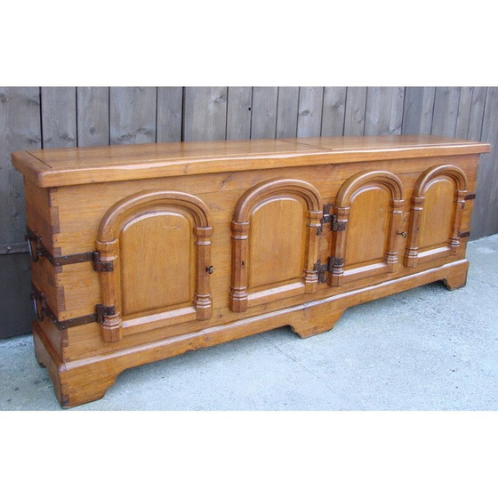 Image 1 of Vintage-Highboard aus Eichenholz, 1950