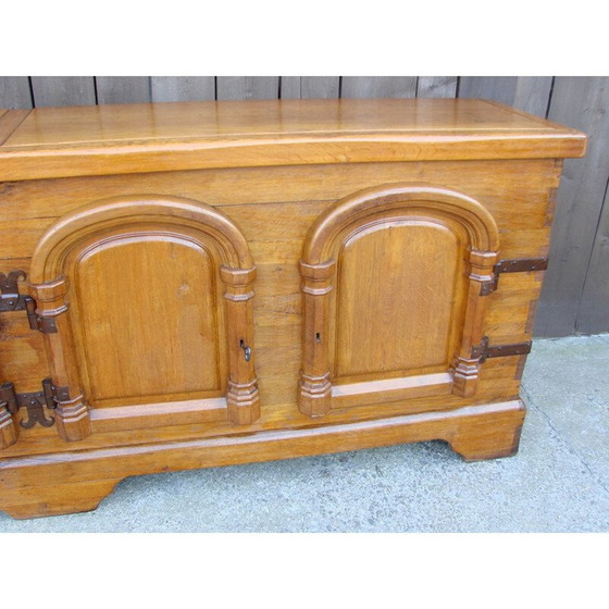 Image 1 of Vintage-Highboard aus Eichenholz, 1950