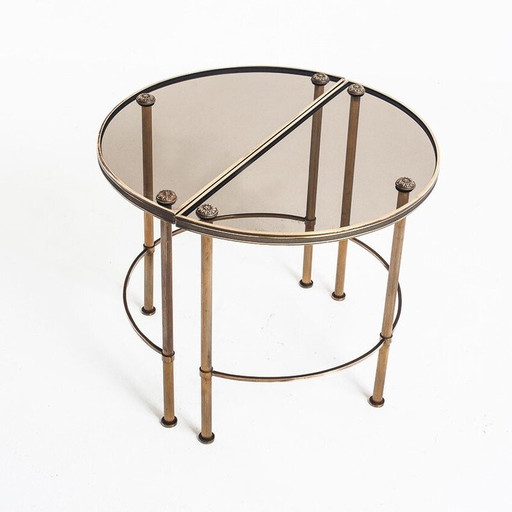 Dreiteiliger Vintage-Couchtisch von Maison Jansen, Frankreich 1960