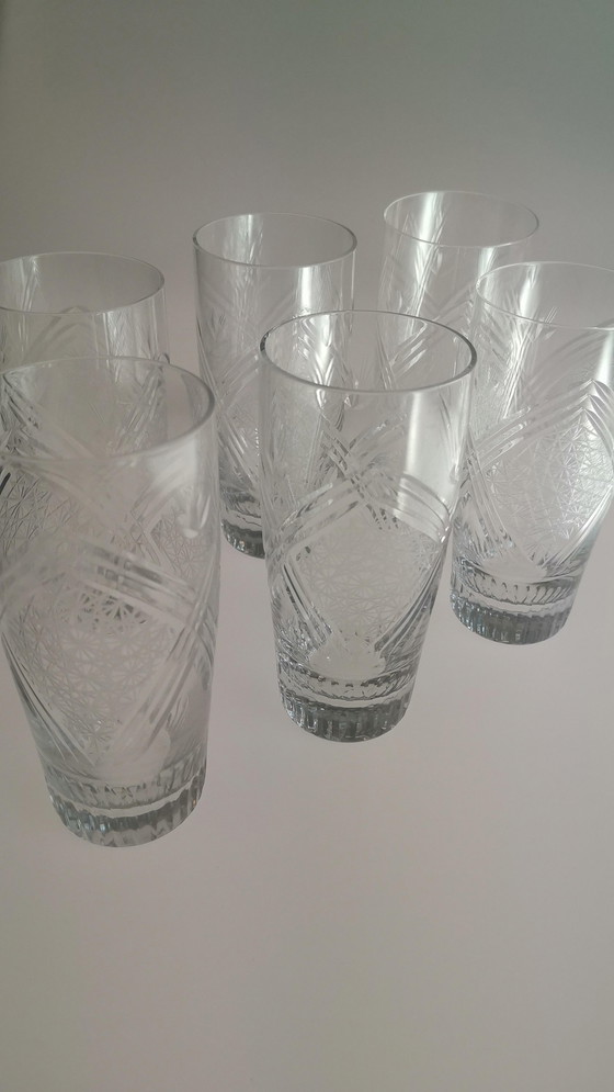 Image 1 of Set aus 6 Kristallgläsern
