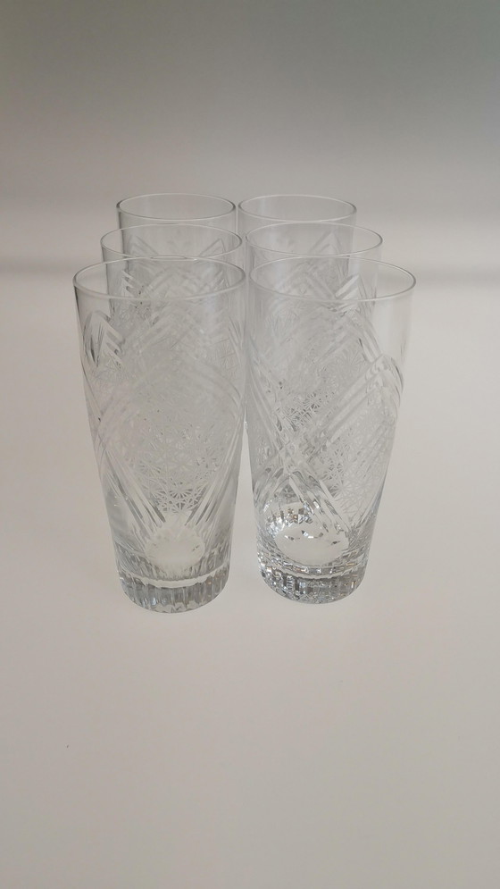Image 1 of Set aus 6 Kristallgläsern