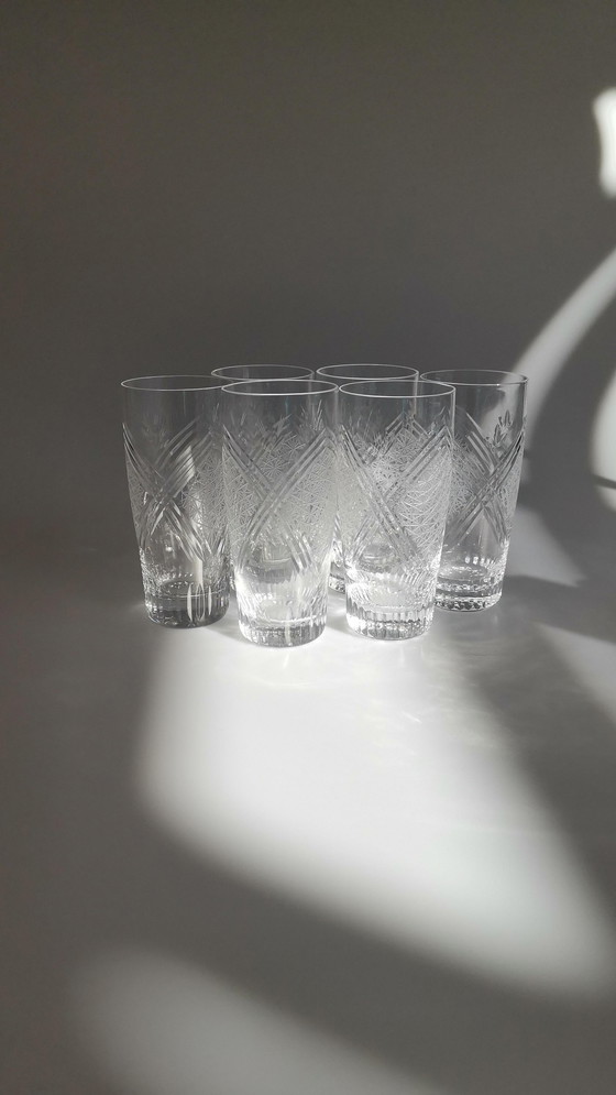Image 1 of Set aus 6 Kristallgläsern