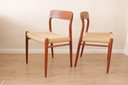 4x Niels Otto Møller Esszimmerstühle