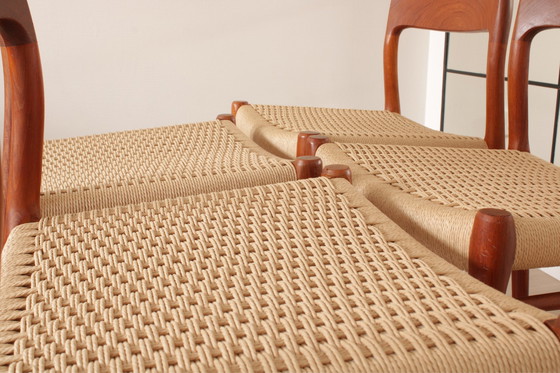 Image 1 of 4x Niels Otto Møller Esszimmerstühle