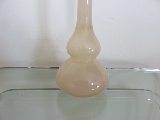 Image 1 of Vase, Soliflore Aus Blassrosa Opalin, 1960er 70er Jahre