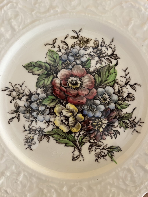 Crown Devon Fielding's Porzellan Gebäck Set komplett von 1930s