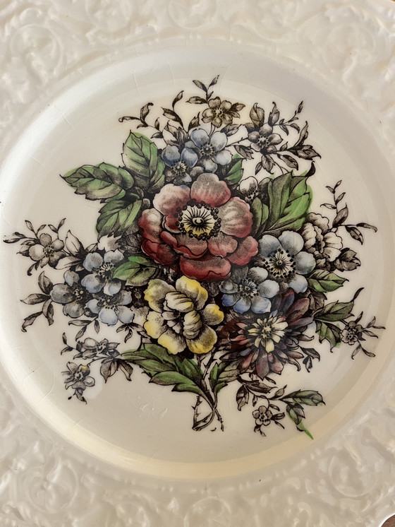 Image 1 of Crown Devon Fielding's Porzellan Gebäck Set komplett von 1930s