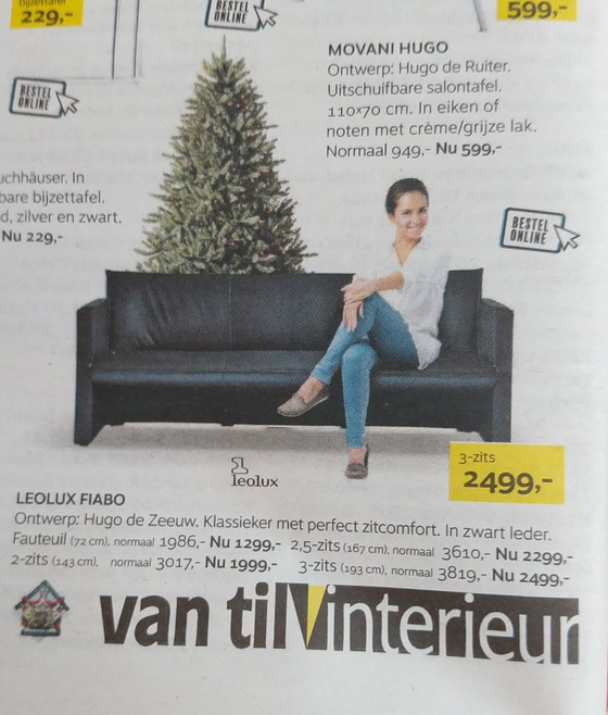 Image 1 of Leolux-Bänke - 2 Stück