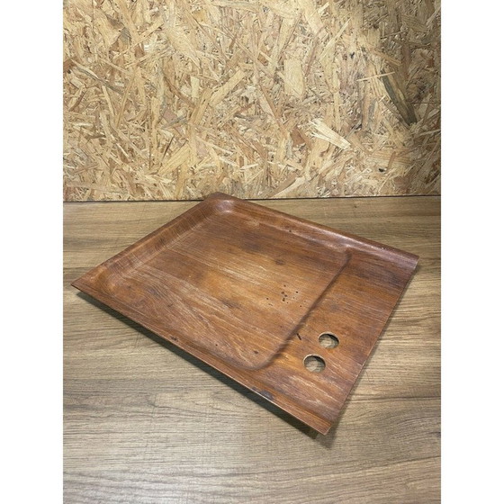 Image 1 of Skandinavisches Vintage-Tablett aus Holz, 1960