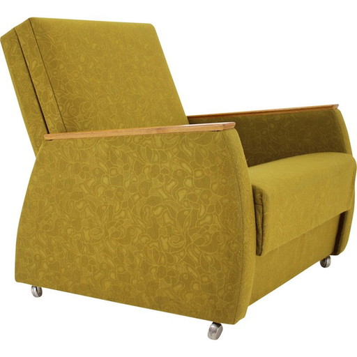 Vintage Cabrio-Sessel, Tschechoslowakei 1970er Jahre