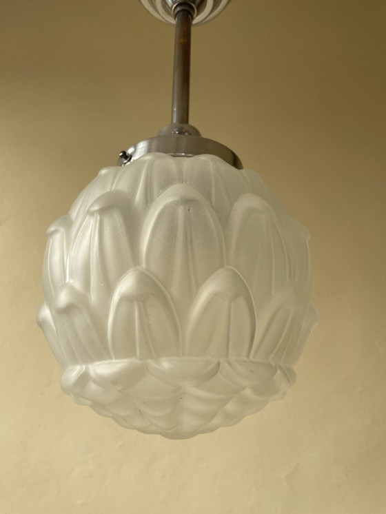 Image 1 of Lampe Art Deco 1930 Hängeleuchte Französisch