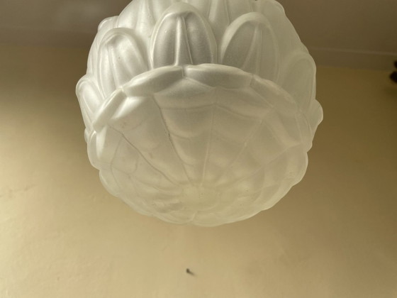 Image 1 of Lampe Art Deco 1930 Hängeleuchte Französisch