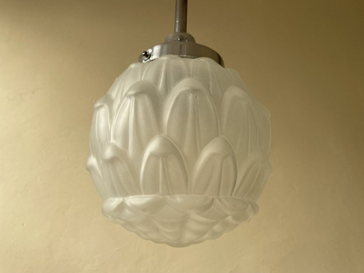 Lampe Art Deco 1930 Hängeleuchte Französisch