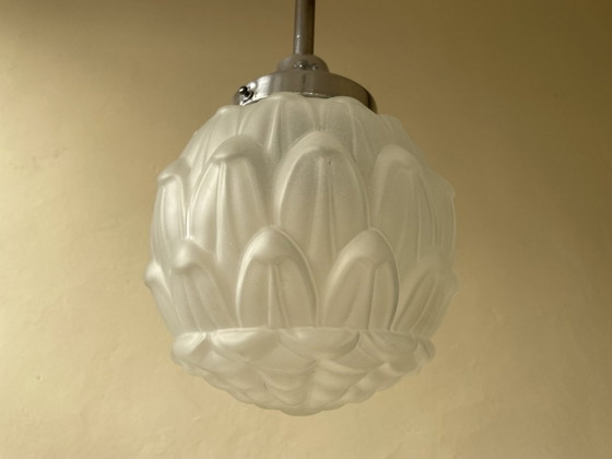 Image 1 of Lampe Art Deco 1930 Hängeleuchte Französisch