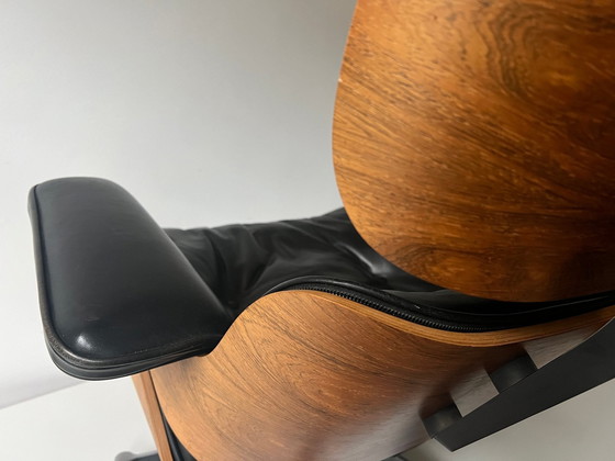 Image 1 of 1960S Herman Miller Lounge Chair und Ottoman Set (2) - Design von Charles & Ray Eames