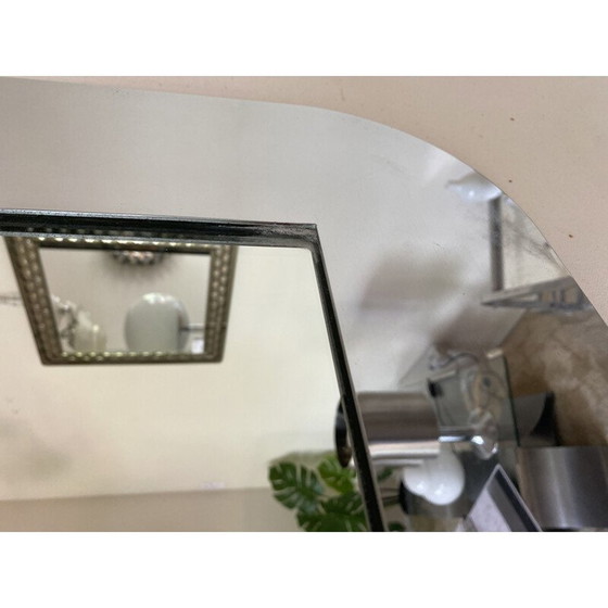 Image 1 of Vintage-Spiegel aus verchromtem Metall, Italien 1970