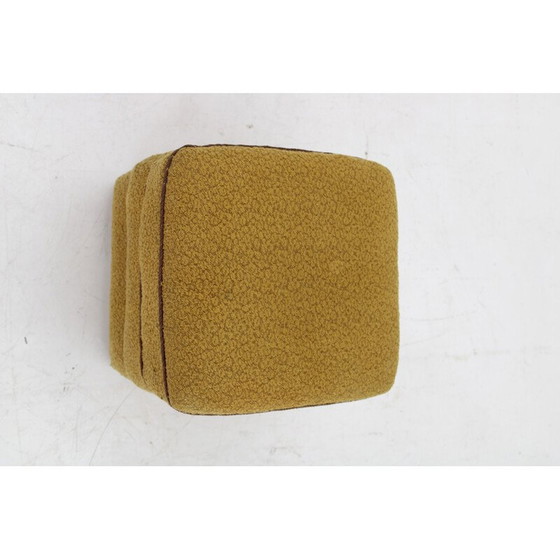 Image 1 of Vintage H-213 Sessel mit Hocker von Jindrich Halabala, Tschechoalsowakei 1940er Jahre