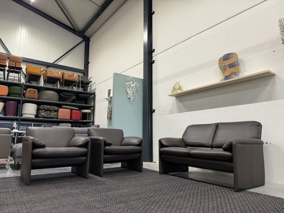 Image 1 of 2 Leolux Bora Bora Sessel Braunes Leder